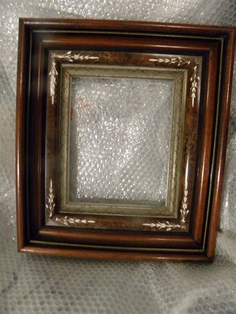 Nice antique 1800s VICTORIAN DEEP WALNUT wood picture frame | Etsy ...