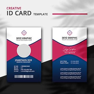 Creative Id Card Design Templates PSD Design For Free Download | Pngtree