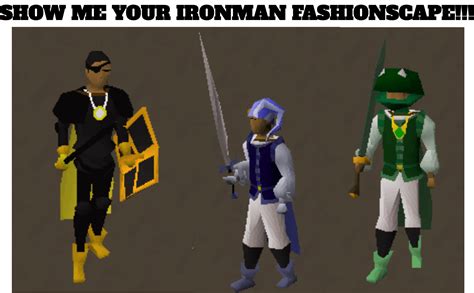 These are my 3 best outfits in ironman. Show me yours! (Total level 754 ...