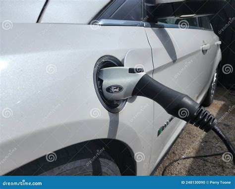 Ford Electric Car Charging editorial image. Image of electric - 248130090