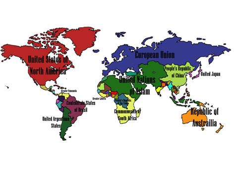 World Map 2100 by LaTexiana on DeviantArt