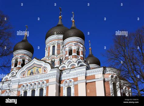 Alexander Nevsky Cathedral, Tallinn, Estonia Stock Photo - Alamy