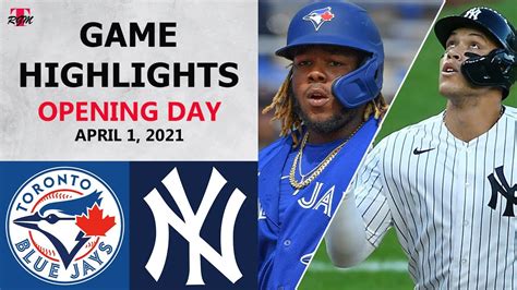 Toronto Blue Jays vs. New York Yankees Highlights | April 1, 2021 ...