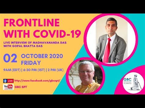 ISKCON News | Frontline with COVID-19 - With Bhaktivedanta Hospital Director Dr Madhavanada Das ...