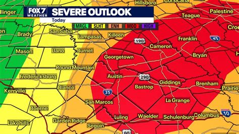 Tornado watch issued for several Central Texas counties | FOX 7 Austin