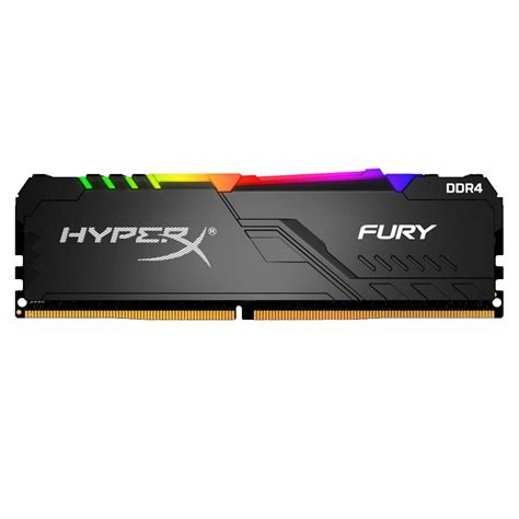 Memoria RAM DDR4 8GB 3200MHz Kingston HyperX Fury RGB 1 Modulo Negro HX432C16FB3A/8 | DD Tech