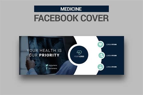 Medicine Facebook Cover | Social Media Templates ~ Creative Market