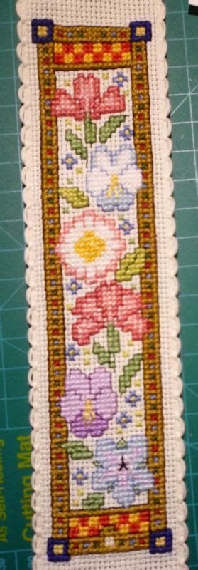 The Geeky Goblin: Cross stitch- a medieval garden bookmark