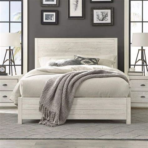 Rustic Platform Bed Frame with Headboard Offers Classic Style and ...