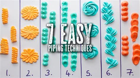 7 Easy Piping Techniques You Can Master Baker