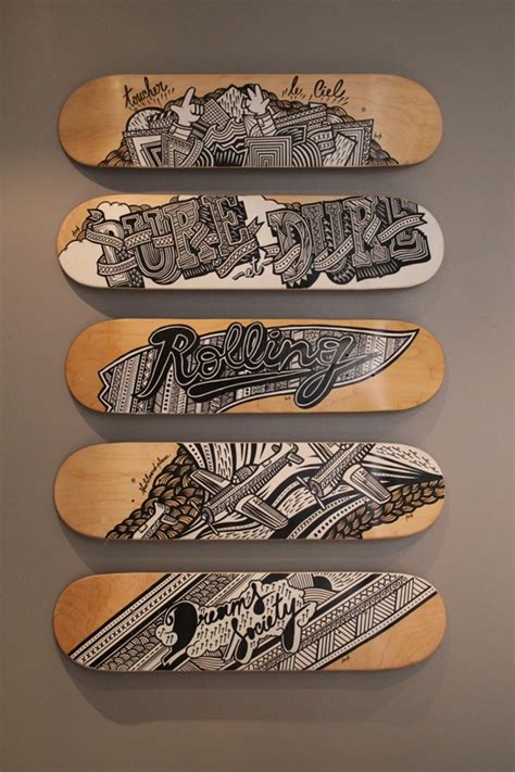 40 DIY Skateboard Deck Art Ideas To Look Extra Cool