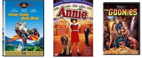 Classic Kid Movies Only $3.99-$4.99 Each - Goonies, Annie, Chitty ...