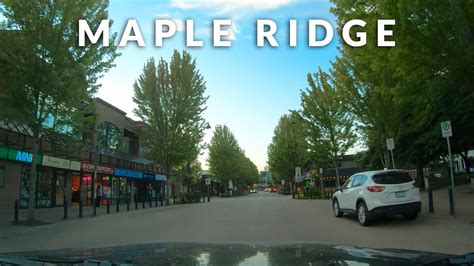 Maple Ridge BC - Downtown Drive 4K - British Columbia, Canada - YouTube