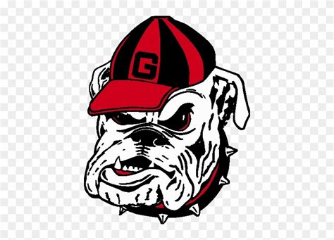 Georgia Bulldog Head Logo - Georgia Bulldogs Football Team - Free Transparent PNG Clipart Images ...