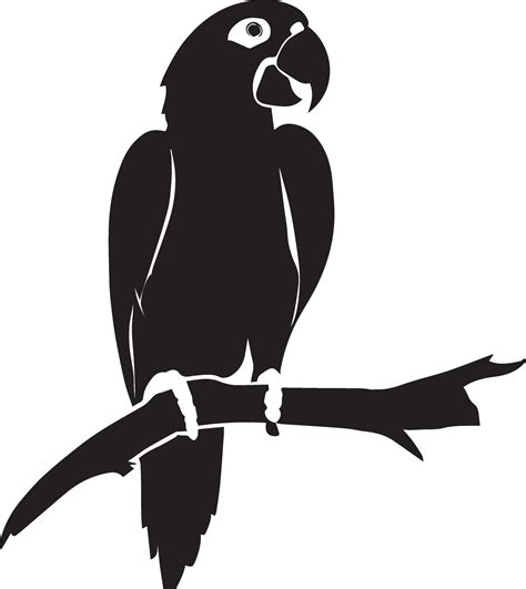 Parrot vector silhouette illustration 27543762 Vector Art at Vecteezy