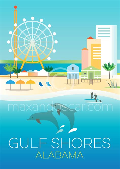 GULF SHORES PRINT – Max & Oscar