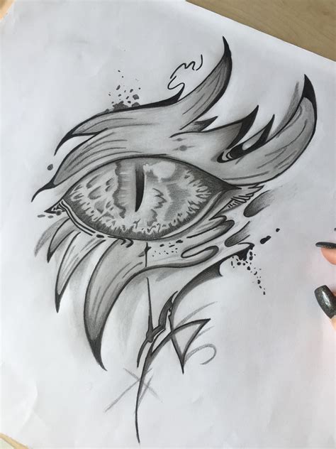 Dragon eye 👁 | Dragon coloring page, Dragon eye, Animal tattoo