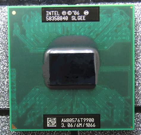 Intel Core 2 Duo T9900 3.06 GHz Dual Core 6M 1066 Processor Socket P ...