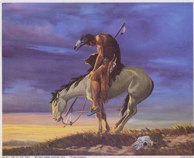 "End of the Trail" | Native american paintings, American indian artwork, Indian paintings