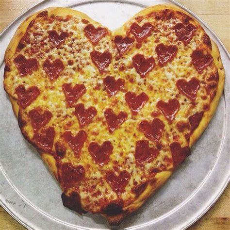 Heart shaped pizza | Food obsession, Food network recipes, Love food