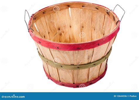 Bushel Basket stock photo. Image of isolated, white, texture - 12644336