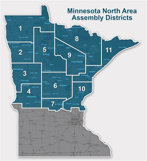 District Map - MN North Al-Anon - Northern Minnesota AA District Map