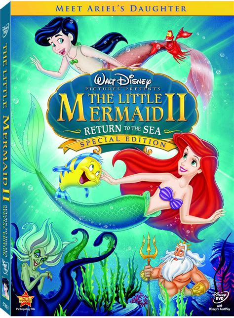 The Little Mermaid II - Return to the Sea DVD Cover - Walt Disney Characters Photo (21734042 ...