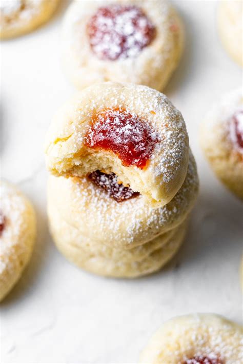 Guava Cream Cheese Thumbprint Cookies - Masala and Chai