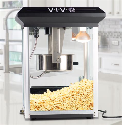 VIVO Commercial 8 Ounce Popcorn Maker Machine Popper with Black Trim | eBay