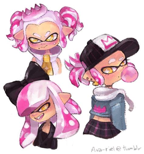 different splatoon hairstyles are always good | Splatoon | Splatoon ...