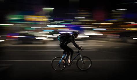 Royalty-Free photo: Timelapse photography of man rigid bicycle | PickPik