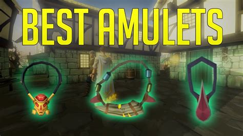 Runescape 3 - Best Amulets & Necklaces - YouTube