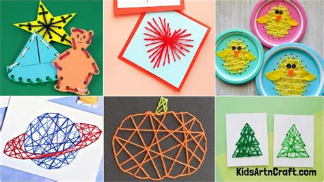 Needle And Thread Crafts - Kids Art & Craft