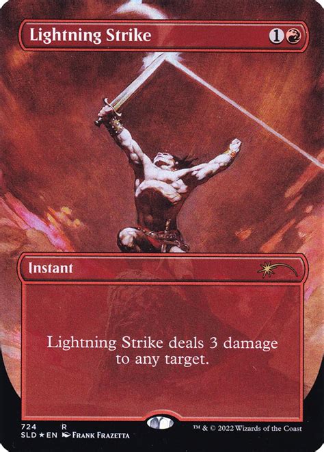 Lightning Strike · Secret Lair Drop (SLD) #724 · Scryfall Magic: The Gathering Search