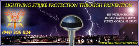 Lightning Strike PROTECTION through PREVENTION - SFS International Your Local Lightning ...