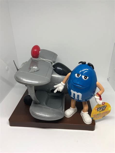 M&M's World Blue Character Airplane Candy Dispenser New with Tag - Walmart.com