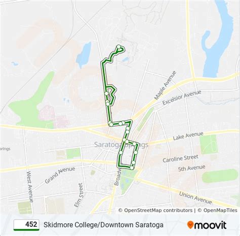 452 Route: Schedules, Stops & Maps - Late Night Skidmore Loop (Updated)