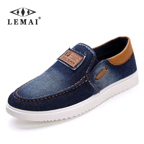 New arrival Low price Mens Breathable High Quality Casual Shoes Jeans Canvas Casual Shoes Slip ...