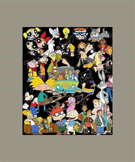 Cartoons 90s Digital Art by Javed Eid - Fine Art America