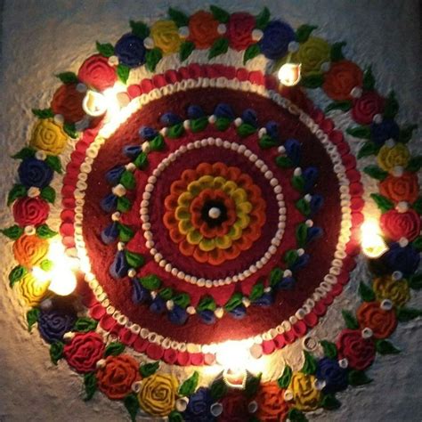 3d Rangoli for Diwali | 3d rangoli, Rangoli designs, Design