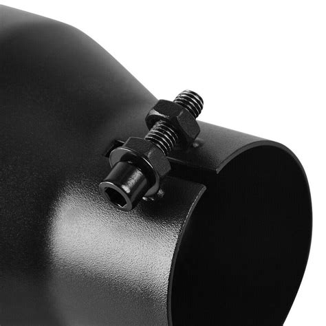 2.5 Inch Inlet Black Exhaust Tip,Standard 2 1/2 Inch Inside Diameter I ...