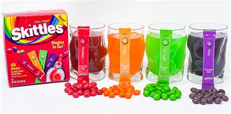 Tales of the Flowers: Skittles Drink Mix flavor packets - Drink the Rainbow