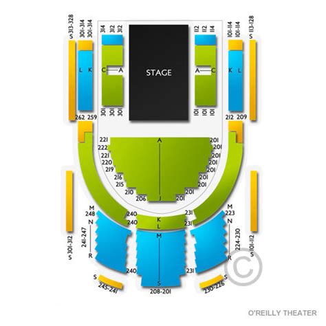 OReilly Theater Seating Chart | Vivid Seats