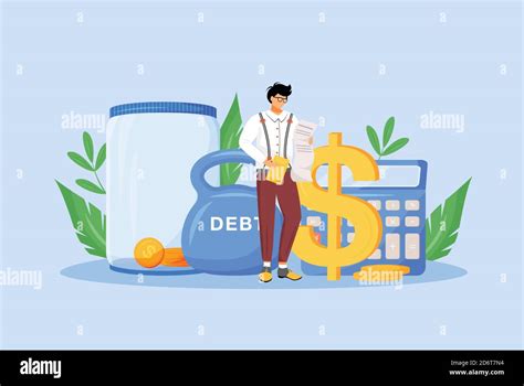 Tax calculator flat concept vector illustration Stock Vector Image & Art - Alamy