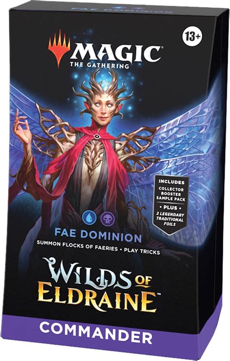 Wilds of Eldraine Commander Deck - Fae Dominion - Commander: Wilds of ...