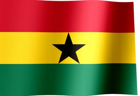 Ghana Flag GIF | All Waving Flags