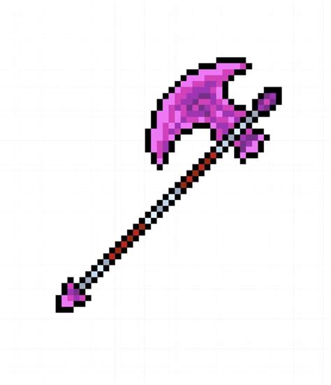 Nebula great axe : Terraria