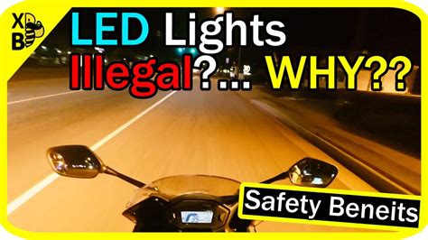 Why are Motorcycle Underglow LED Lights ILLEGAL?? (Safety Benefits) - YouTube