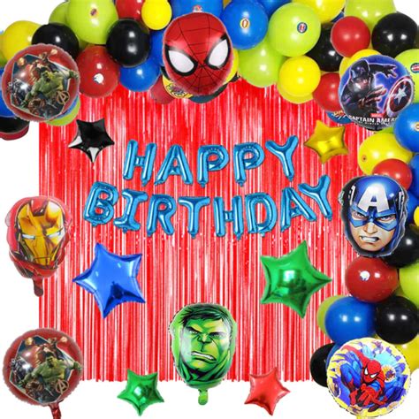 Avengers Theme Birthday Party Decorations - BirthdayShop