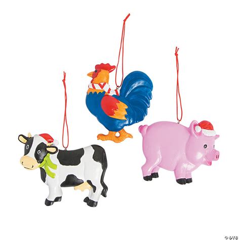 Farm Animal Ornaments | Oriental Trading